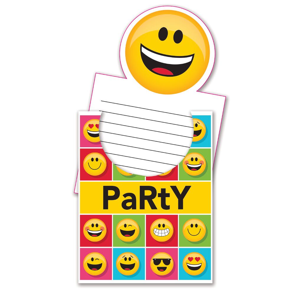 Carte D Invitation Theme Emoji La Caverne